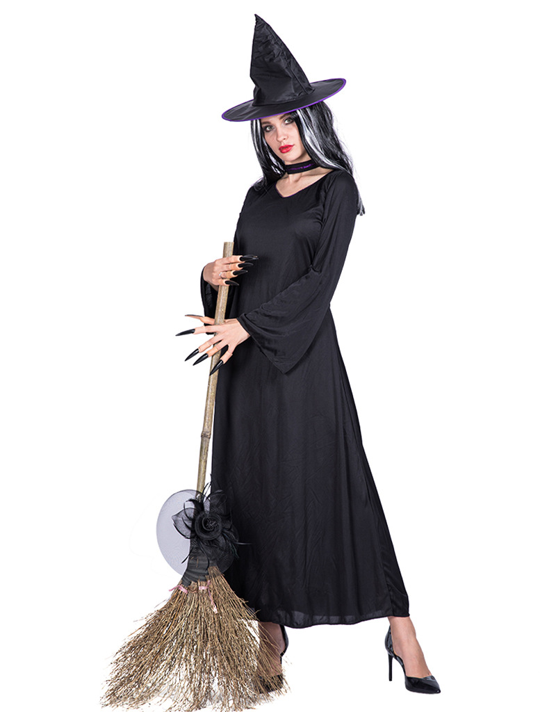 F1868 Classic Womens Elegant Witch Costume